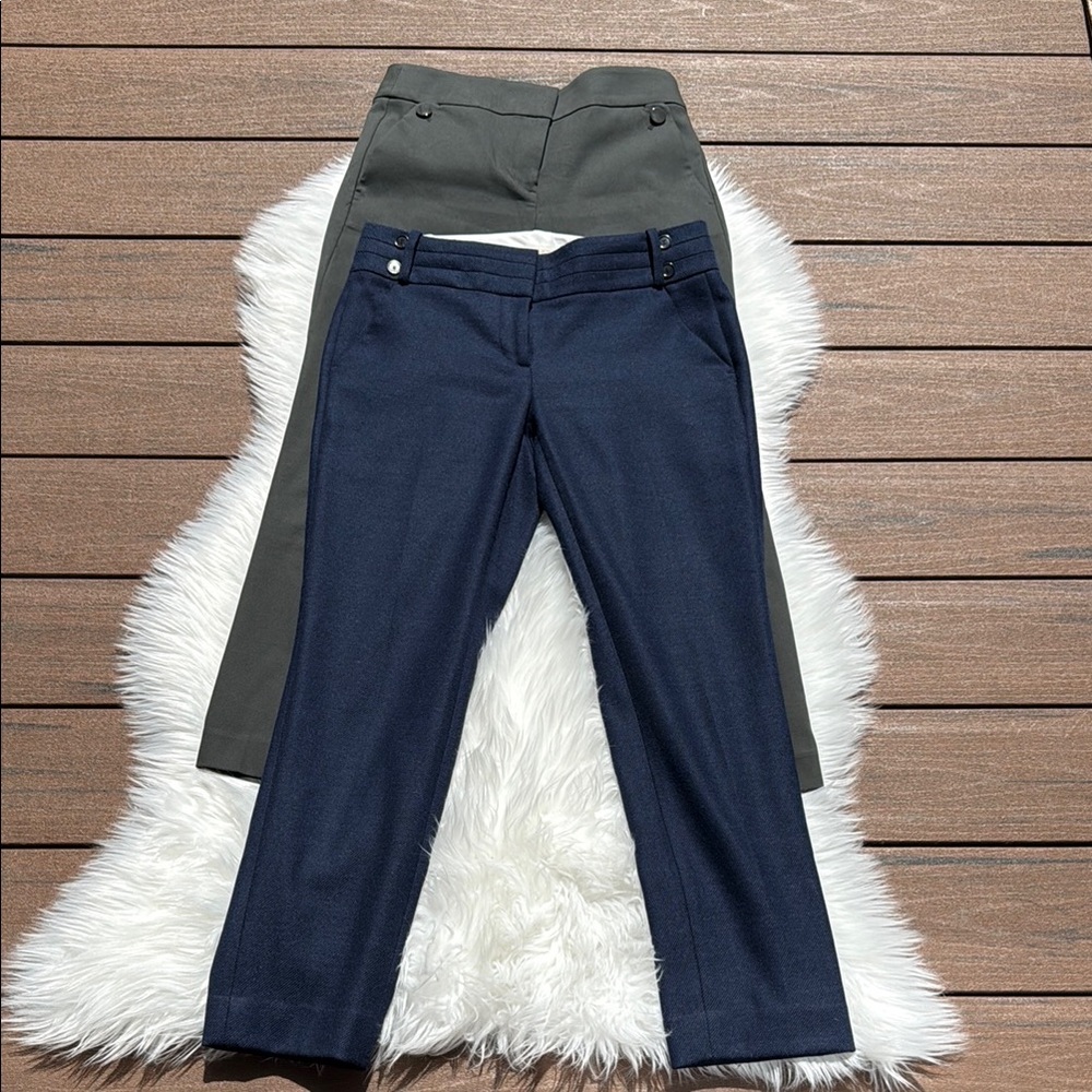(2) LOFT Marissa Ankle Pant EUC